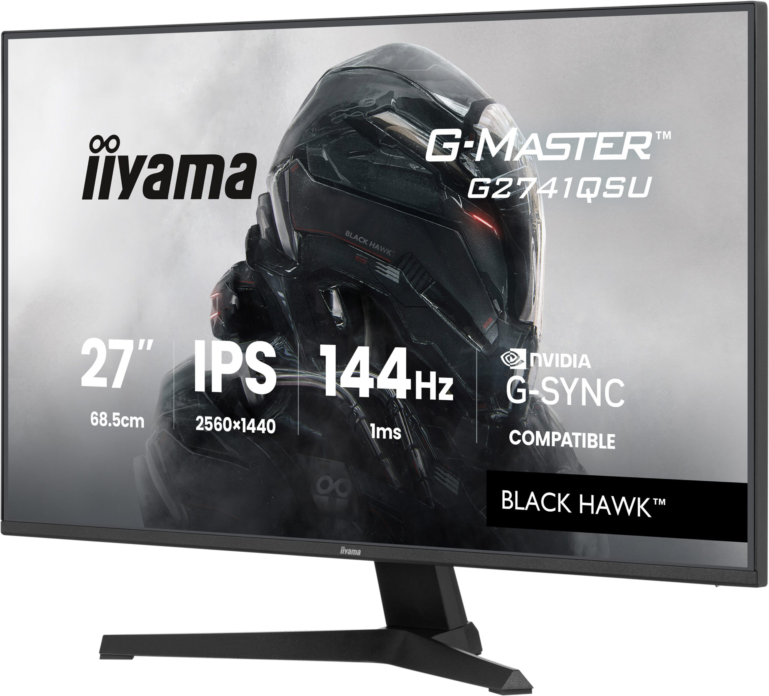 iiyama G-MASTER G2741QSU-B1 computer monitor 68,6 cm (27") 2560 x 1440 Pixels 4K Ultra HD QLED Zwart - Afbeelding 2