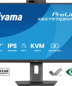 iiyama ProLite XB2797QSNPH-B1 27IN IPS LCD 4MS 2560X1440 350CD/M2 HDMI/DP/USB 2 computer monitor 68,6 cm (27") 2560 x 1440 Pixels Quad HD Zwart - Afbeelding 2