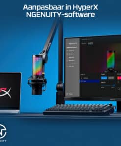 HyperX QuadCast 2 S - USB-microfoon (zwart) - Afbeelding 2