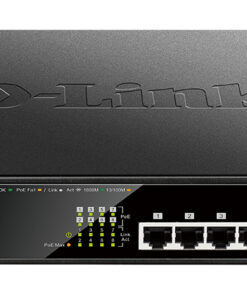 D-Link DGS-1008MP netwerk-switch Unmanaged Gigabit Ethernet (10/100/1000) Power over Ethernet (PoE) 1U Zwart