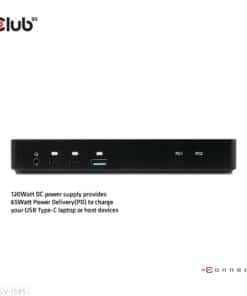 CLUB3D DisplayPort/HDMI KVM Switch/Dock 4K60Hz For USB Type-C inputs - Afbeelding 5