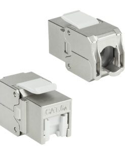ACT Keystone Jack RJ45 CAT6A Shielded toolless met shutter