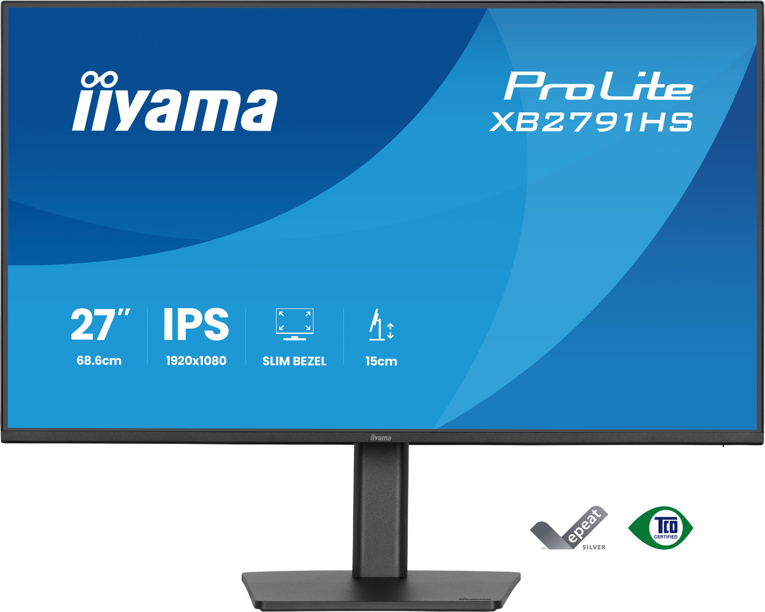 iiyama ProLite XB2791HS-B1 computer monitor 68,6 cm (27") 1920 x 1080 Pixels Full HD LED Zwart - Afbeelding 2