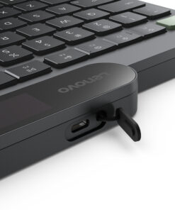Lenovo 4Y41R69515 toetsenbord Thuis/Werk Bluetooth Belgisch, Frans Zwart, Groen - Afbeelding 6