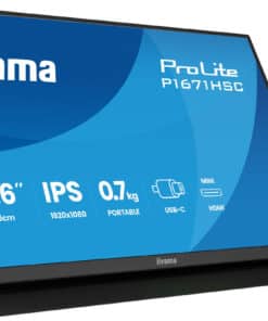 iiyama ProLite P1671HSC-B1 computer monitor 39,6 cm (15.6") 1920 x 1080 Pixels Full HD LED Zwart - Afbeelding 4