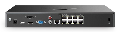 TP-Link VIGI NVR2008H-8MP-2TB Netwerk Video Recorder (NVR) Zwart - Afbeelding 5