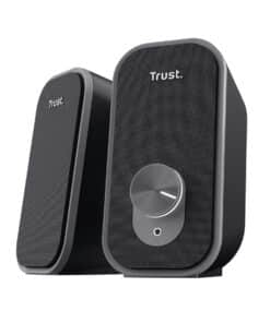 Trust Ador 2.0 Luidsprekerset – compacte luidsprekers – bedrade luidsprekerset – heldere geluidsprestaties – Zwart