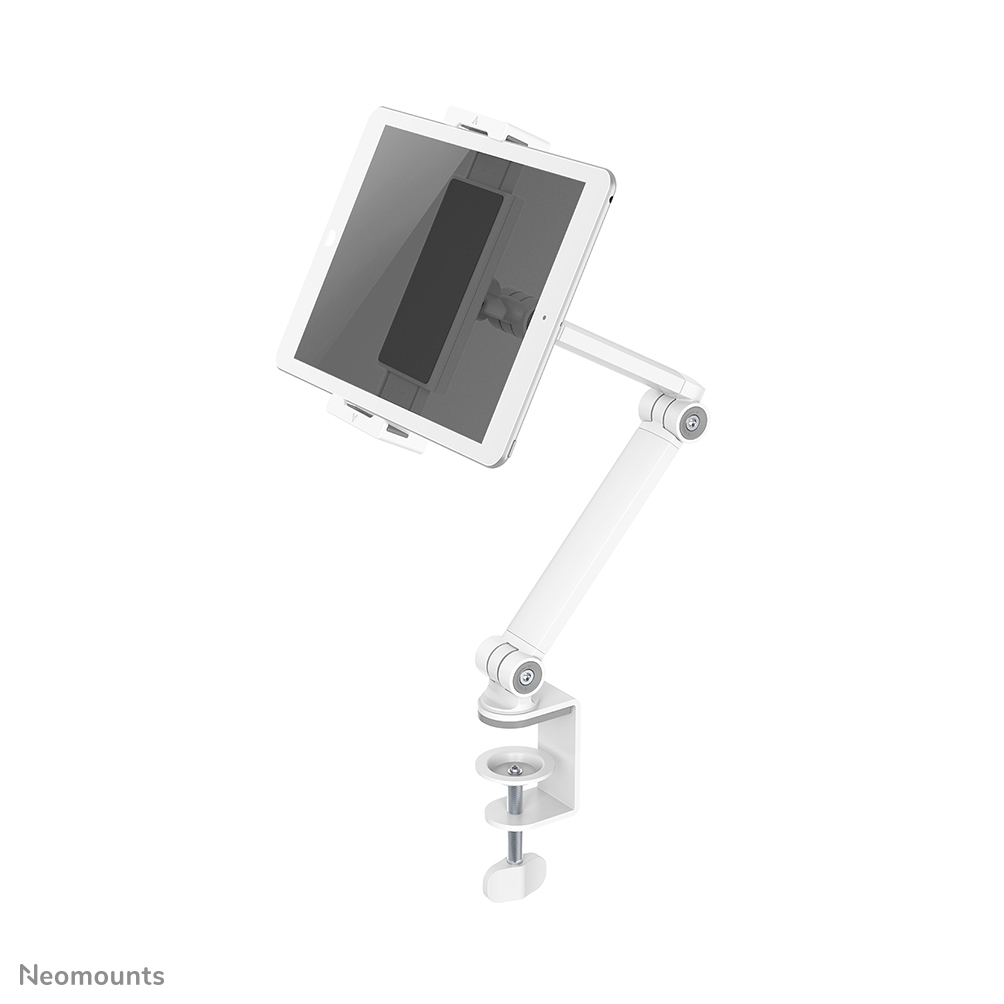 Neomounts DS15-545WH1 Neomounts Tablet Desk Clamp, 4.7 inch - 12.9 inch, 1 kg, white