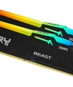 Kingston KF560C30BBEAK2-64 Technology FURY Beast DDR5 Kit of 2, 64 GB, DIMM, 6000 Mhz, CL30, RGB