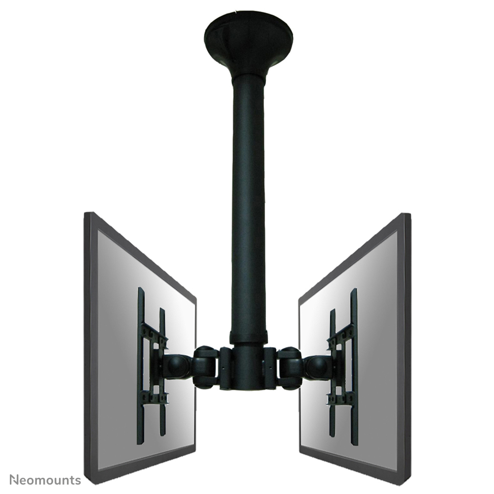 Neomounts FPMA-C200D Dual monitor/TV-beugel plafond 10-40" - h 64-104 cm