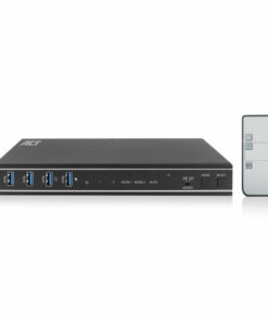 ACT 2-Poorts Dual HDMI 4K@60Hz KVM switch, USB 3.2 Gen1 (USB 3.0)