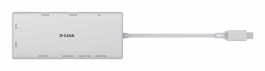 D-Link DUP-A01 interface hub USB 3.2 Gen 1 (3.1 Gen 1) Type-C 10000 Mbit/s Wit - Afbeelding 4