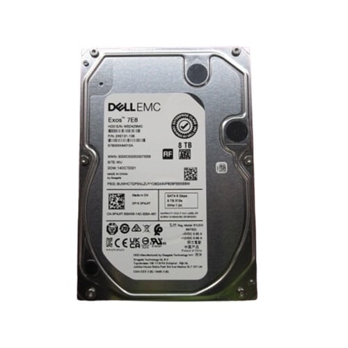 DELL 400-BRDB interne harde schijf 8 TB 7200 RPM 3.5" SATA III