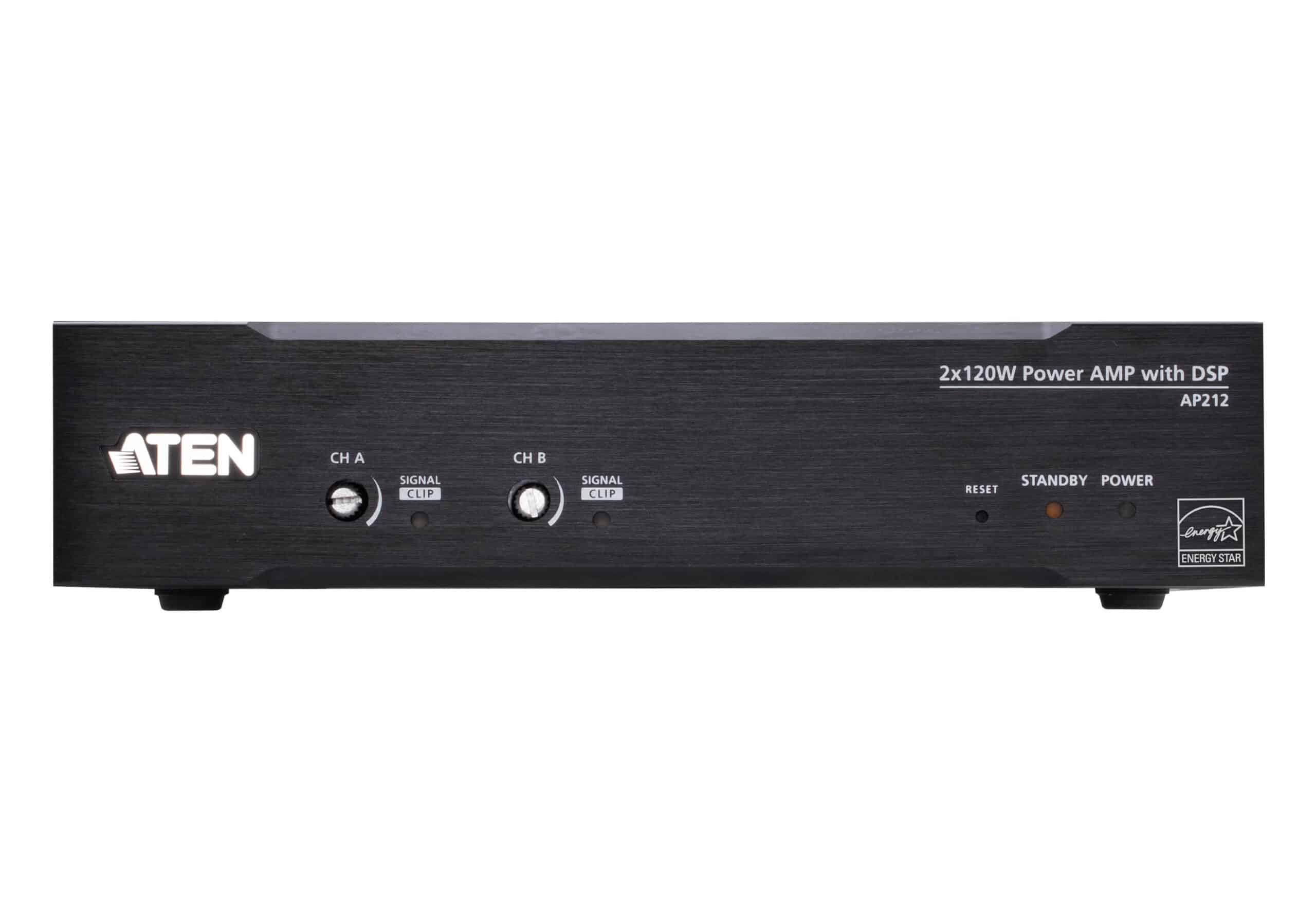 ATEN 2 x 120W Vermogensversterker met DSP - Afbeelding 2