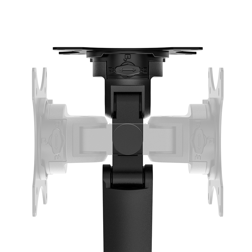 Neomounts DS70-250BL1 Desk monitor arm, Clamp/Grommet, 9 kg, 17" - 35", 100x100 mm, Black - Afbeelding 3