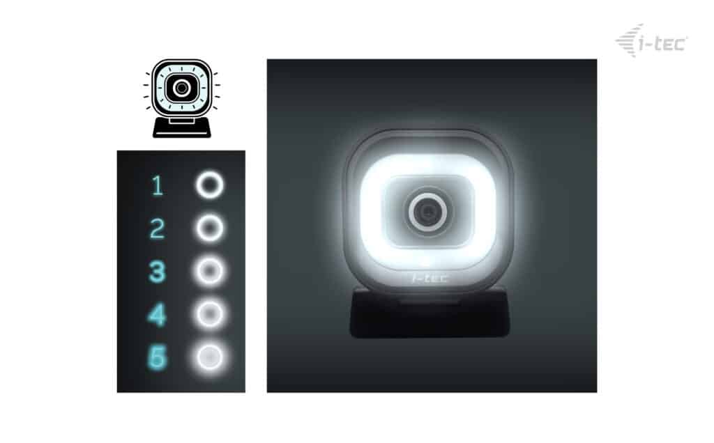 i-tec SOLOMON 700 STREAM 4K Webcam Ring Light - Afbeelding 7