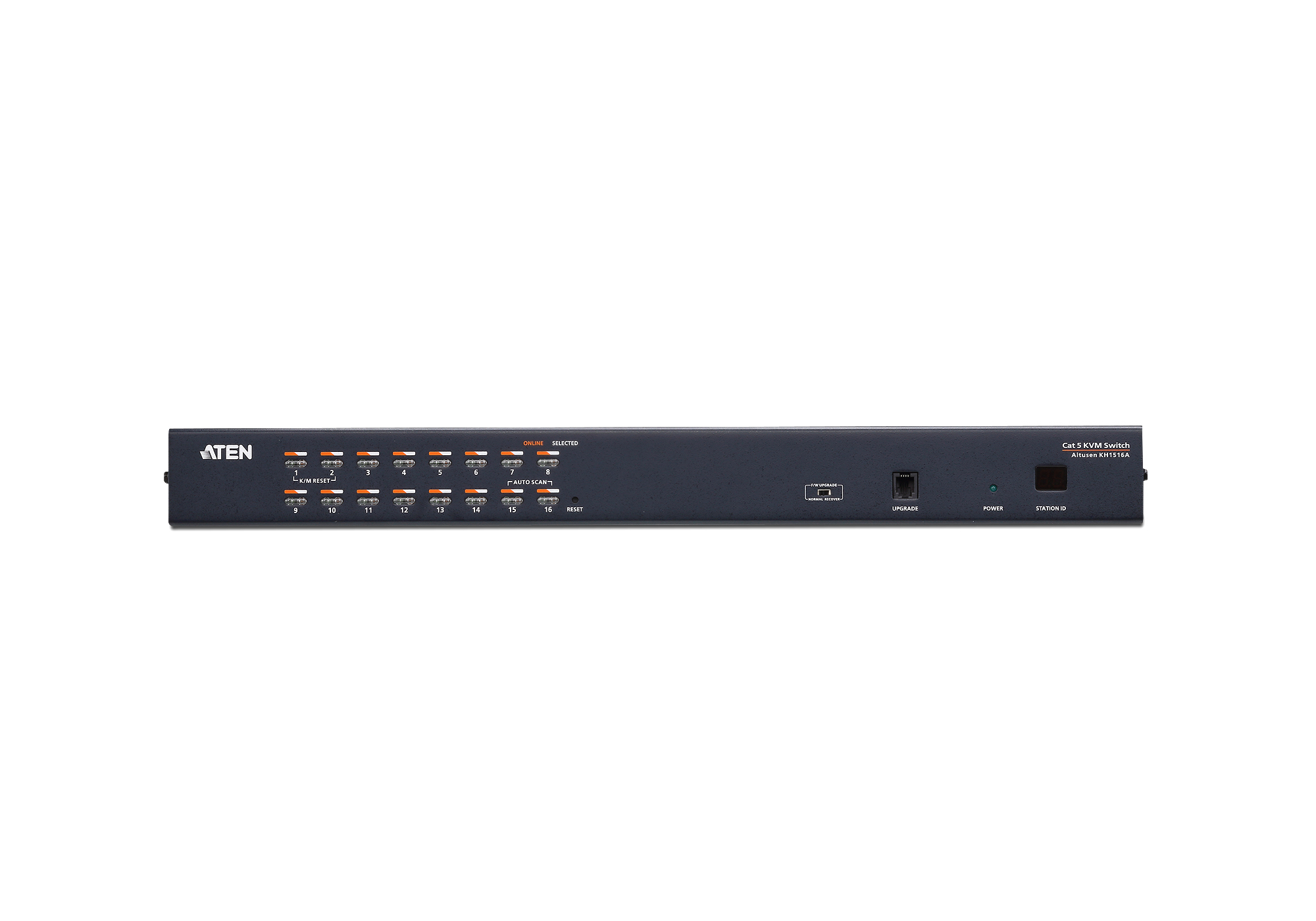 ATEN 16-poorts multi-interface (DisplayPort, HDMI, DVI, VGA) Cat 5 KVM-switch - Afbeelding 3