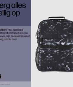 HP Campus XL Backpack, Marble Stone - Afbeelding 4