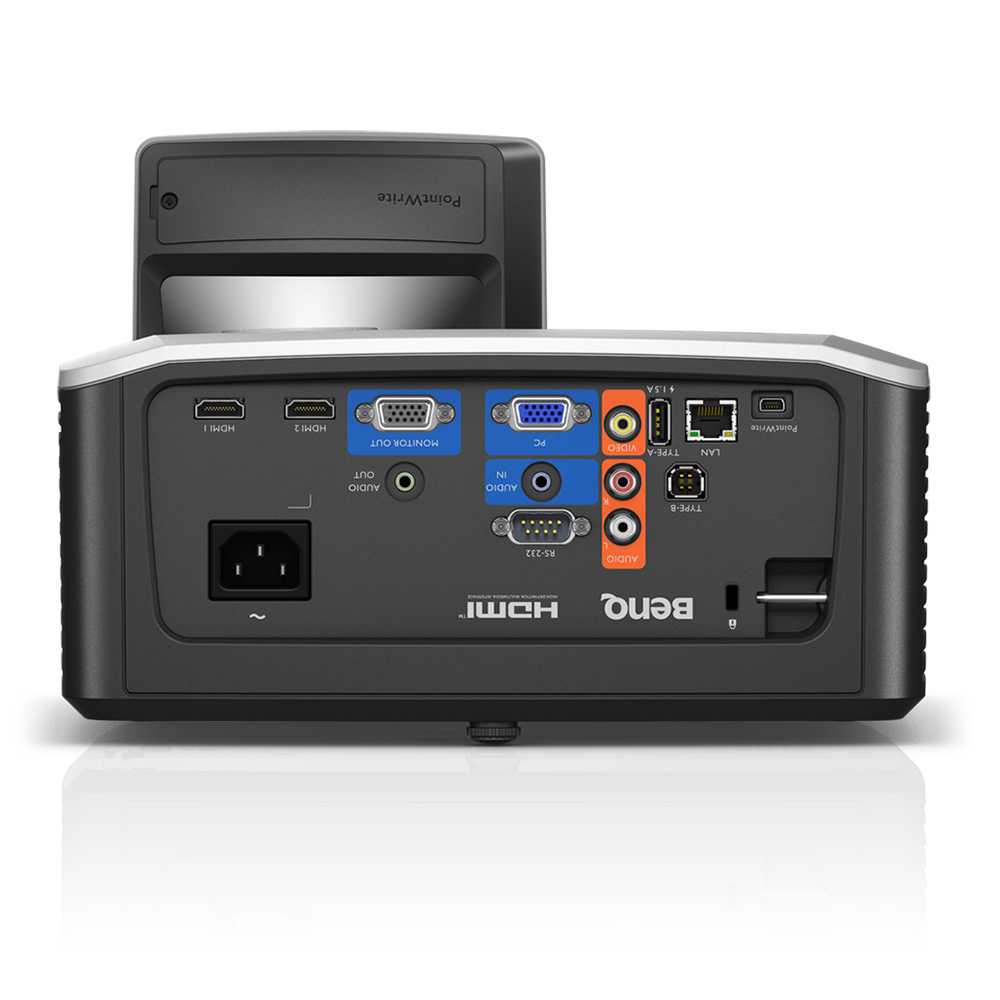 BenQ MH856UST+ Projector met ultrakorte projectieafstand 3500 ANSI lumens DLP 1080p (1920x1080) 3D Zwart, Wit - Afbeelding 3