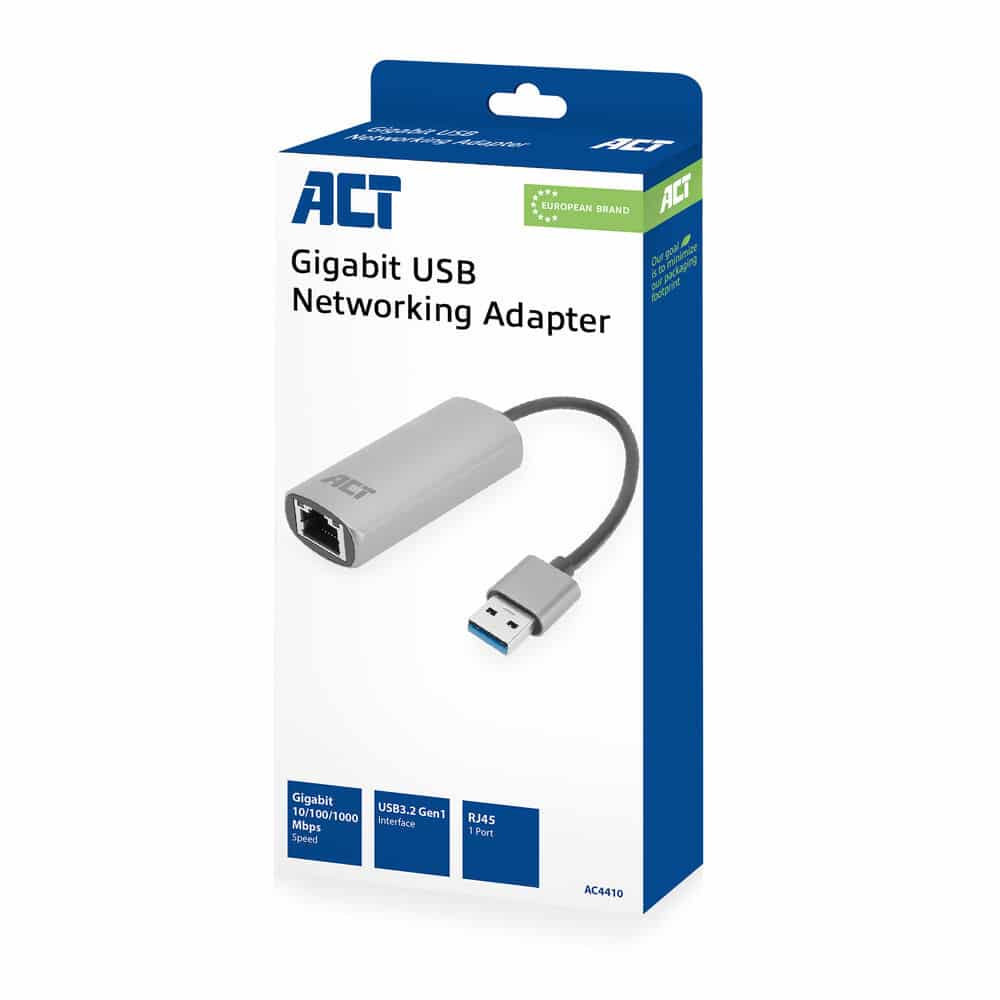 ACT Gigabit netwerkadapter, USB 3.2 Gen1 - Afbeelding 3