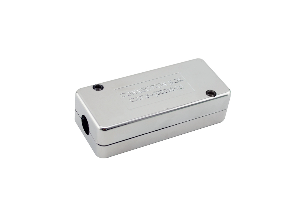 Equip 13562307101 Cat.6A Shielded Junction Box, Cat6a, Ea, Silver, 84 mm, 37 mm