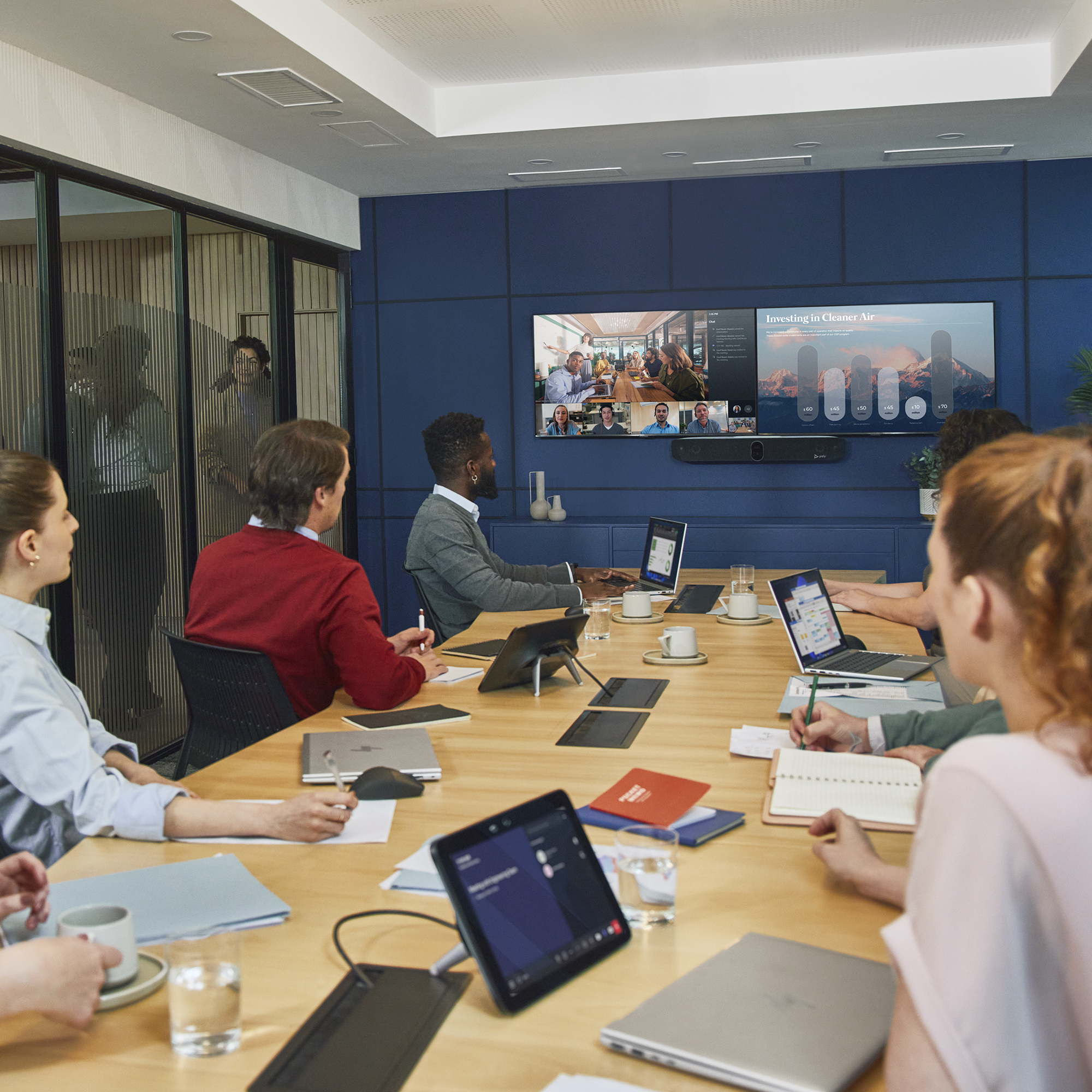 HP Poly Studio X72 All-In-One Video Bar No Power Cord TAA - Afbeelding 3