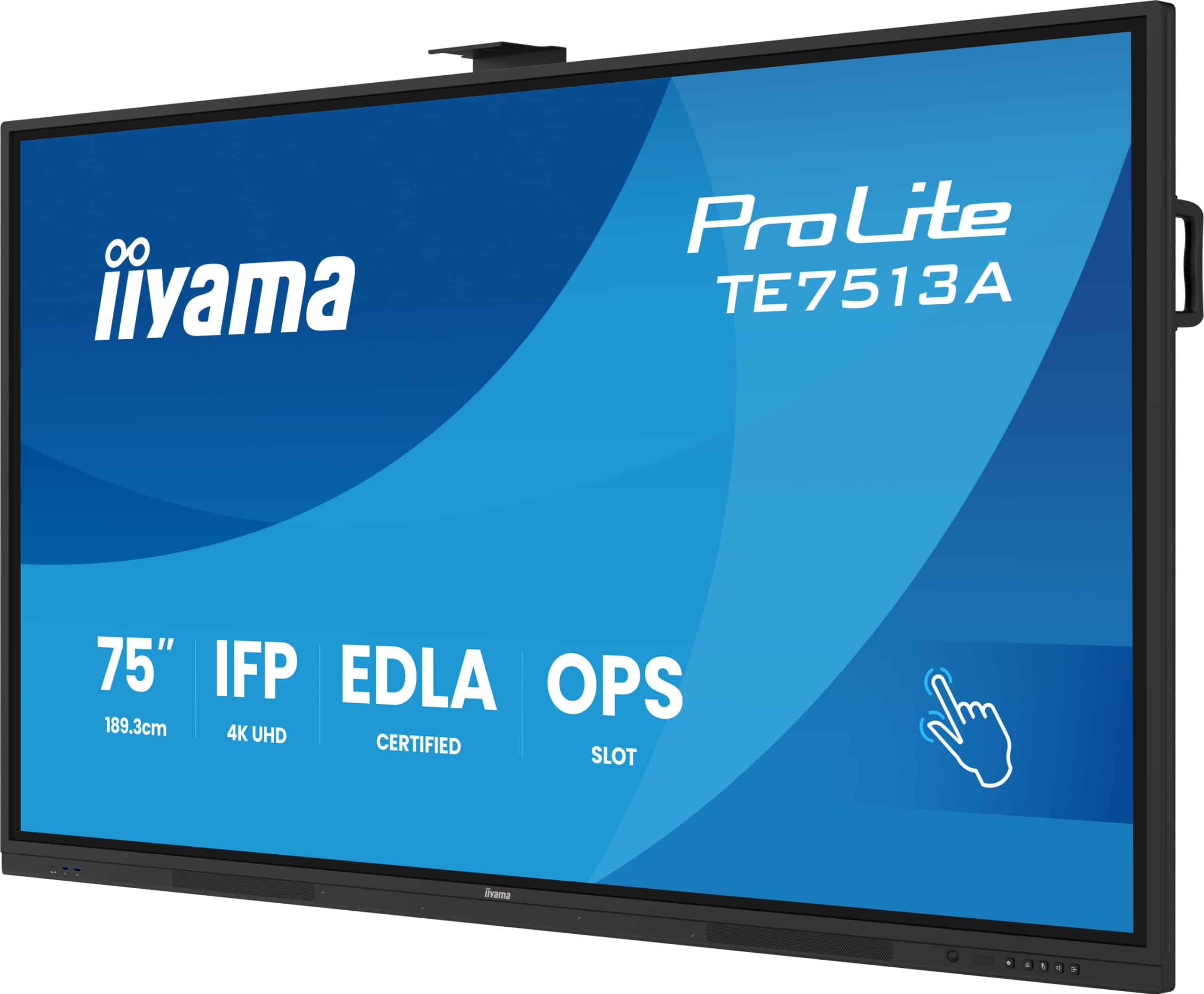 iiyama TE7513A-B2AG beeldkrant Interactief flatscreen 190,5 cm (75") Wifi 500 cd/m² 4K Ultra HD Zwart Touchscreen Type processor Android 24/7 - Afbeelding 5