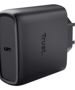 Trust Maxo GaN Laptoplader 65W - USB-C oplader – GaN-technologie – 65W vermogen – Zwart