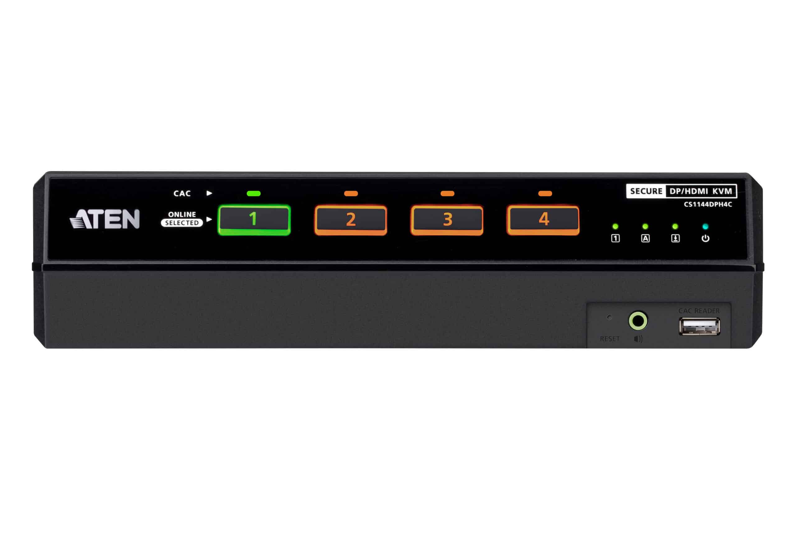 ATEN 4-poorts USB 5K DisplayPort/HDMI universele beveiligde KVM-switch met dubbele display-uitgang en CAC (PSD PP v4.0-compatibel) - Afbeelding 2