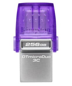 Kingston Technology DataTraveler 256GB microDuo 3C 200 MB/s dubbele USB-A + USB-C - Afbeelding 3