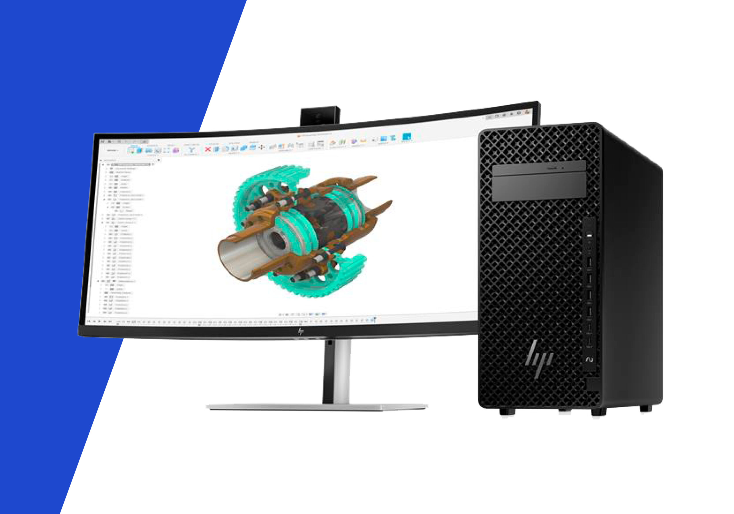 HP Z2 Tower G1i Wolf Pro Security Edition Intel Core Ultra 7 265K 32 GB DDR5-SDRAM 1 TB SSD Windows 11 Pro Workstation AI Workstation, AI PC Zwart - Afbeelding 3