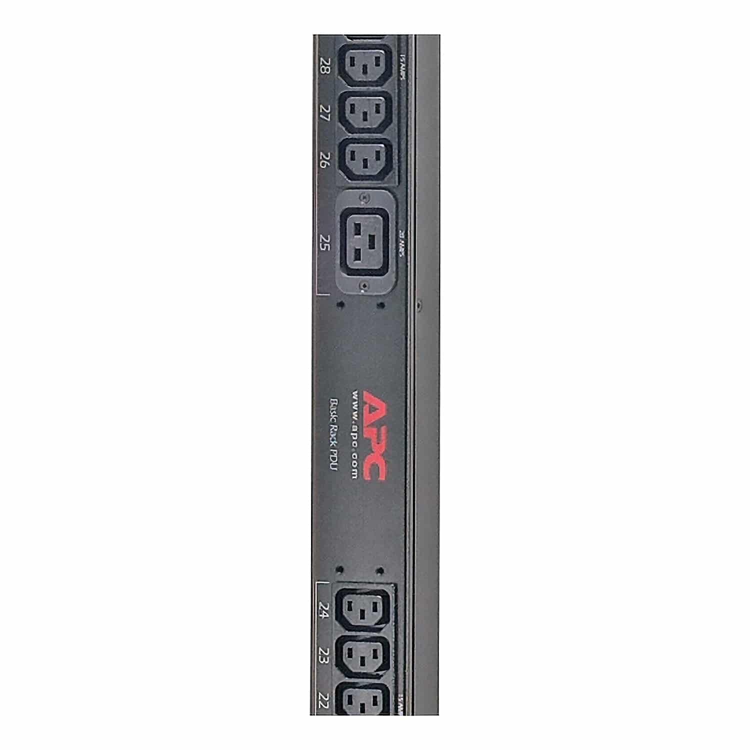 APC Rack-PDU,basis,0U,12,5kW,208V,(30)C13,(6)C19;3' snoer - Afbeelding 5