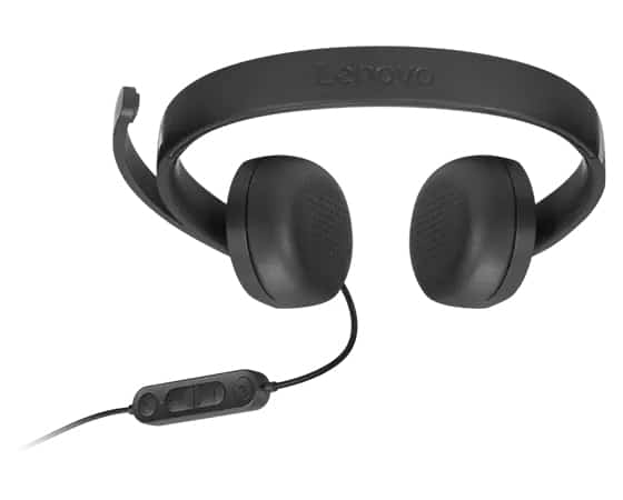 Lenovo 4XD1P83425 hoofdtelefoon/headset Bedraad Hoofdband Oproepen/muziek USB Type-A Zwart - Afbeelding 6