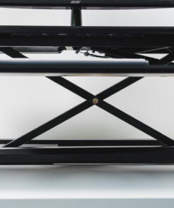 BakkerElkhuizen Adjustable Sit-Stand Desk Riser 2 Black - Afbeelding 4