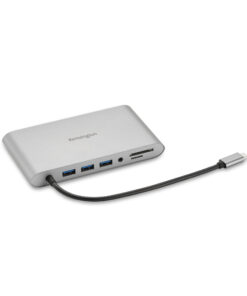 Kensington UH1440P USB-C 5Gbps Dual Video Driverless Mobile Dock – 85W Pass-Through Power – DP/HDMI/VGA