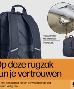 HP Travel 15,6 Laptop Backpack, 18 liter, Iron Grey - Afbeelding 4