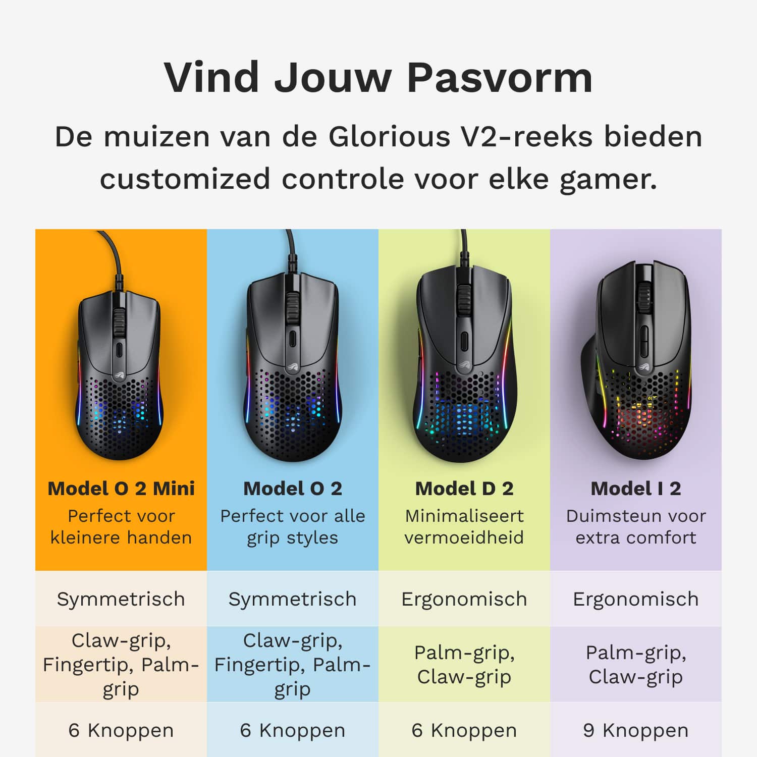 Glorious Gaming Model O 2 Mini muis Gamen Rechtshandig USB Type-A Optisch 26000 DPI - Afbeelding 6