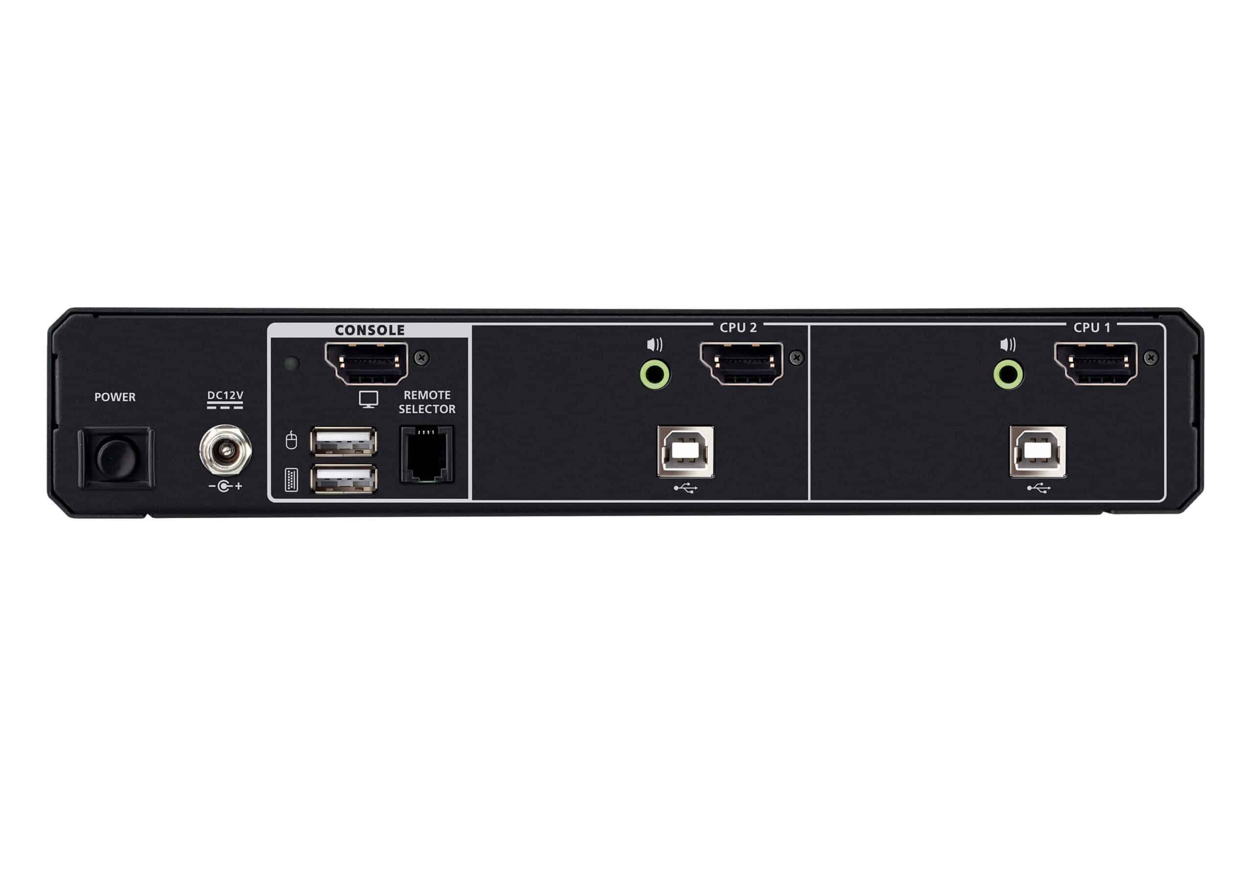 ATEN 2-poorts USB 5K DisplayPort/HDMI universele beveiligde KVM-switch (PSD PP v4.0-compatibel) - Afbeelding 3