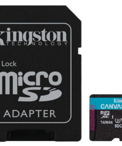 Kingston Technology 128GB microSDXC Canvas Go! Plus Gen4 200MB/s A2 U3 V30 kaart + adapter