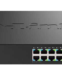 D-Link DMS-1016 Unmanaged L2+ 2.5G Ethernet (100/1000/2500) Zwart