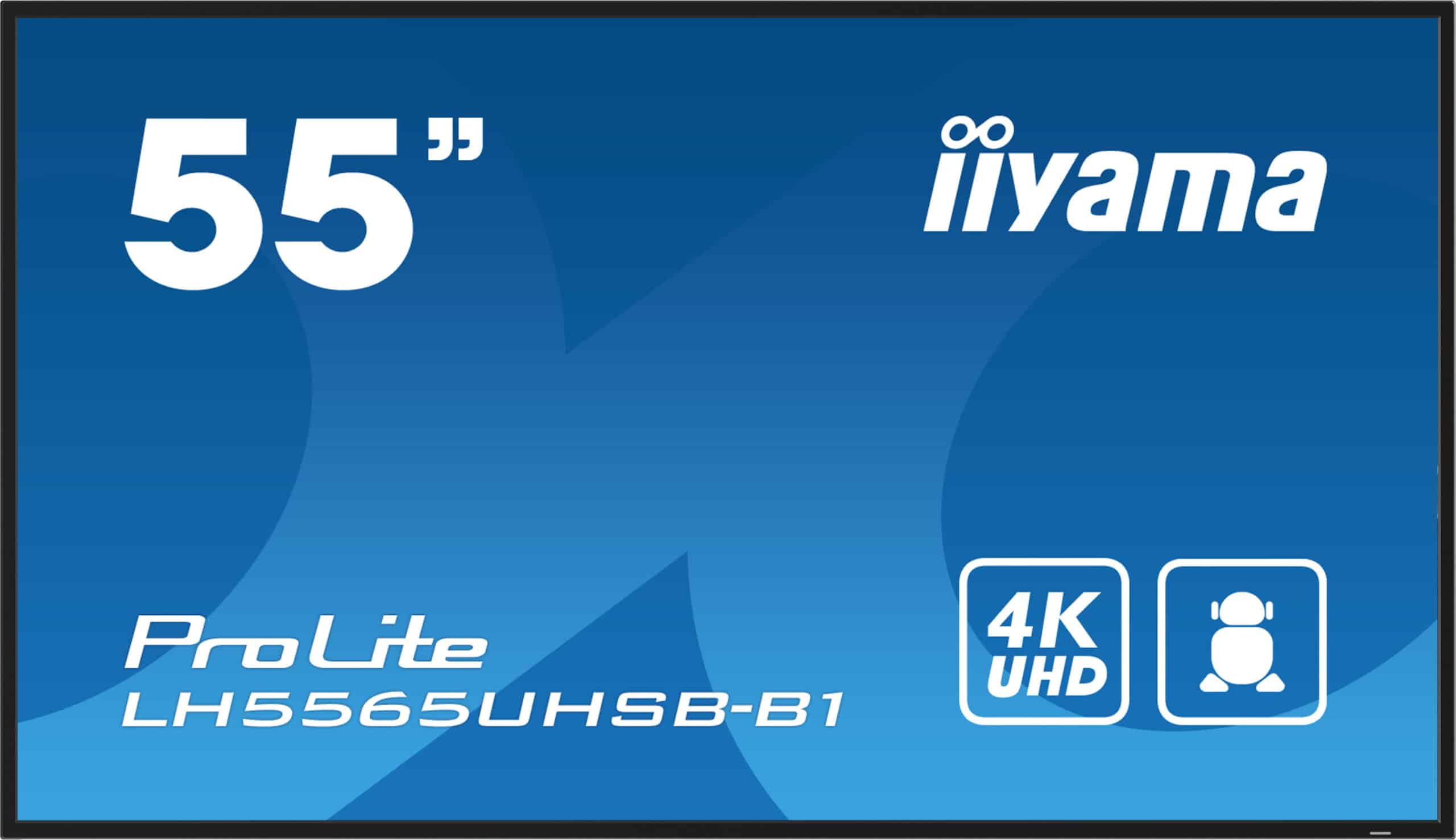 iiyama LH5565UHSB-B1 beeldkrant Kiosk-ontwerp 138,7 cm (54.6") LED Wifi 800 cd/m² 4K Ultra HD Zwart Type processor Android 11 24/7 - Afbeelding 2