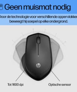 HP 280 Silent Wireless Mouse - Afbeelding 8
