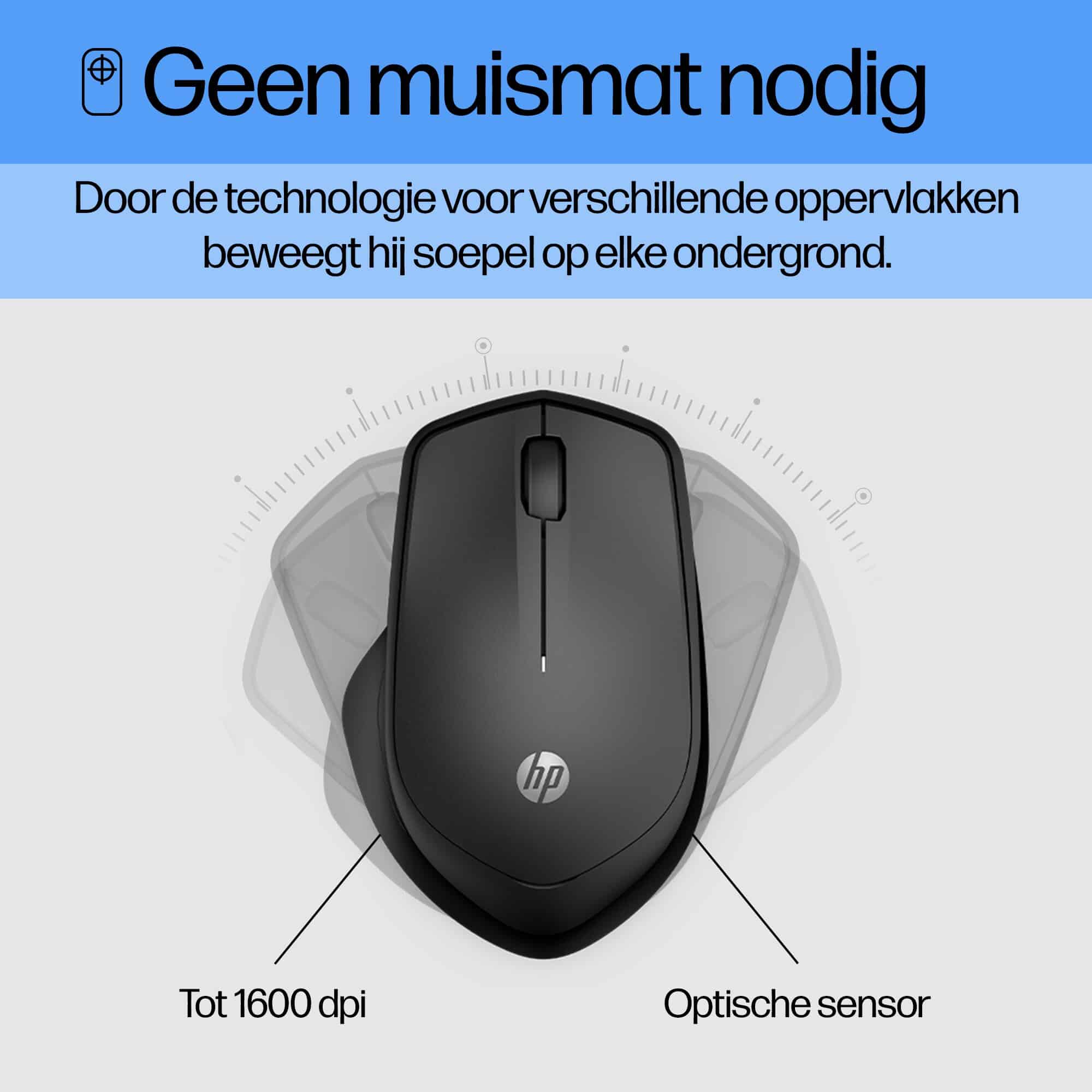 HP 280 Silent Wireless Mouse - Afbeelding 8