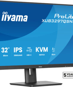 iiyama ProLite XUB3297QSNP-B1 computer monitor 81,3 cm (32") 2560 x 1440 Pixels Quad HD LED Zwart