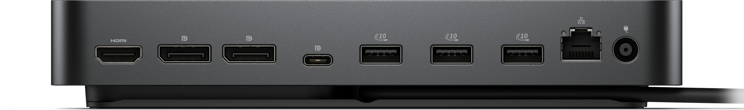 DELL WD25 Bedraad USB 3.2 Gen 2 (3.1 Gen 2) Type-C Zwart - Afbeelding 2
