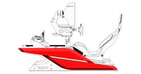 Res-Tech X1-GT COVER KIT RED MATT - Afbeelding 2