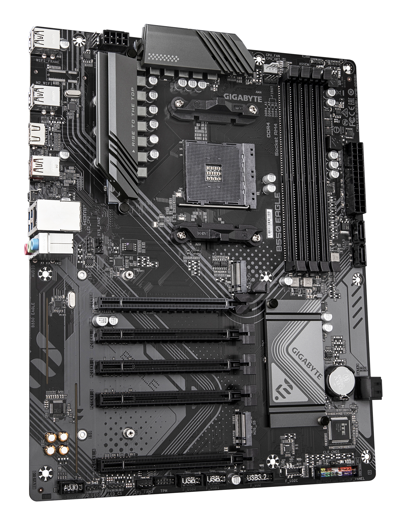 GIGABYTE B550 EAGLE moederbord AMD B550 Socket AM4 ATX - Afbeelding 3