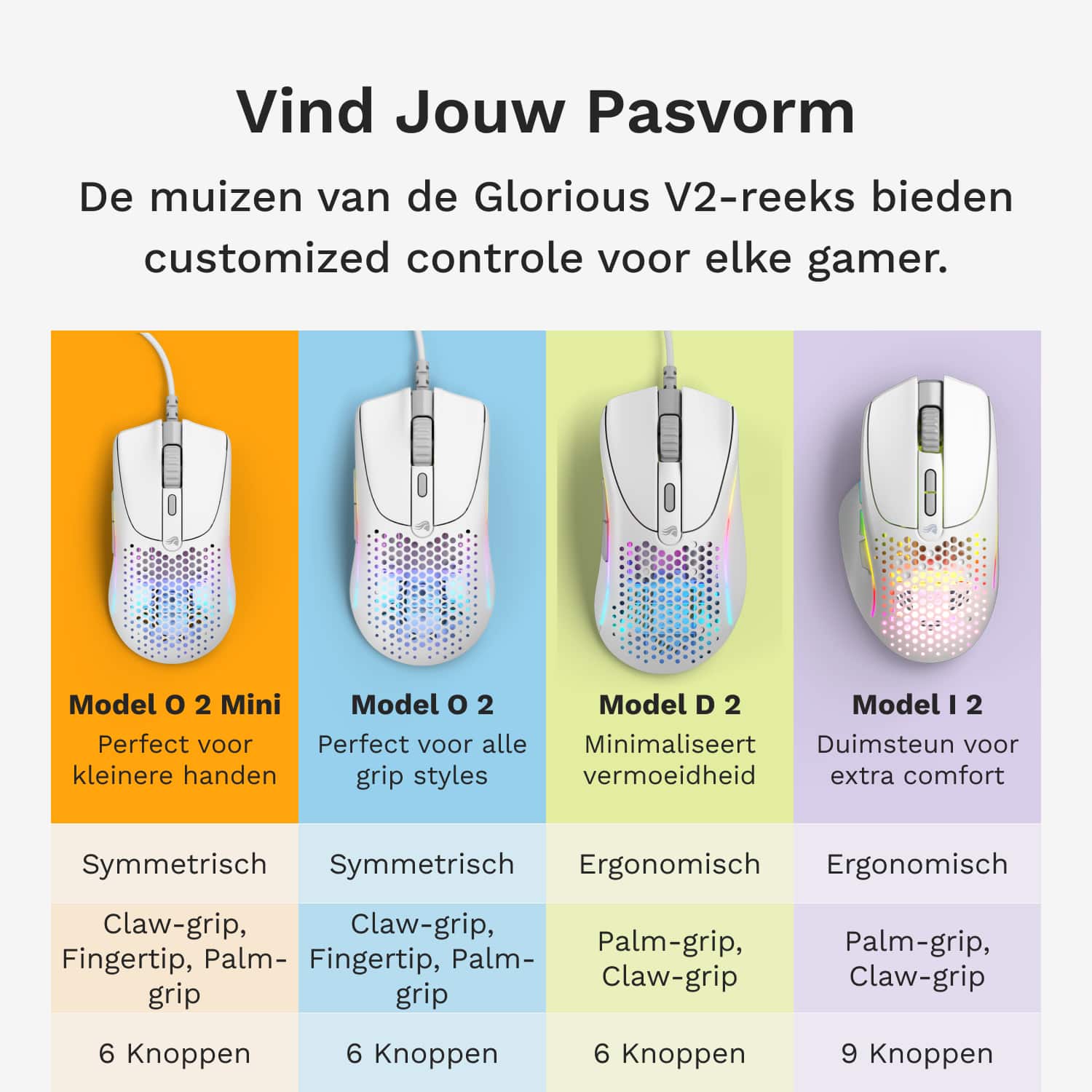 Glorious Gaming Model O 2 Mini muis Gamen Rechtshandig USB Type-A Optisch 26000 DPI - Afbeelding 6
