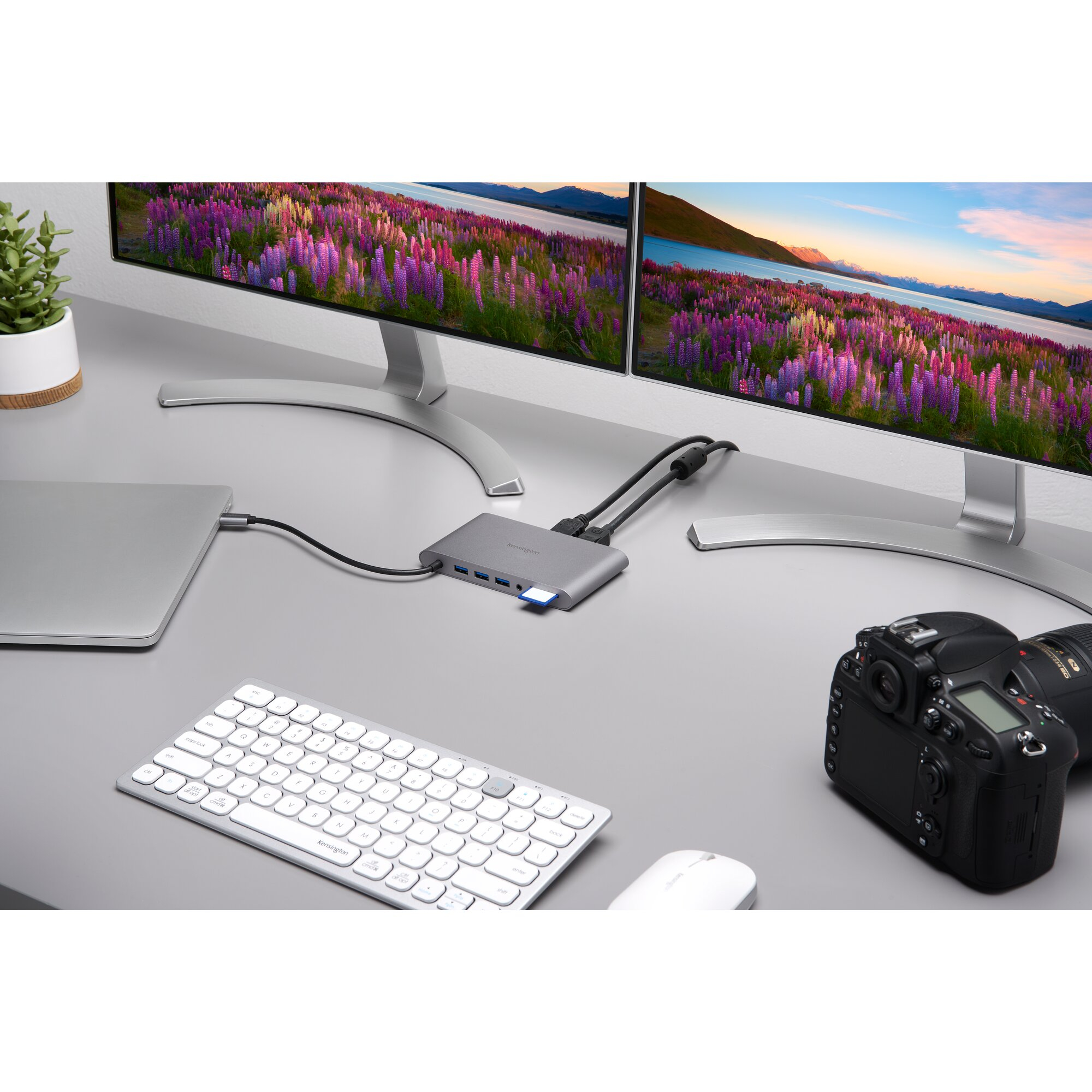 Kensington UH1440P USB-C 5Gbps Dual Video Driverless Mobile Dock – 85W Pass-Through Power – DP/HDMI/VGA - Afbeelding 7