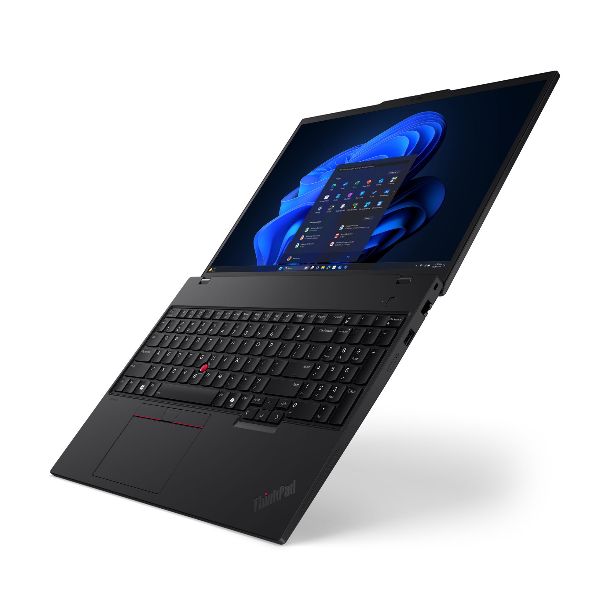 Lenovo ThinkPad T16 Gen 4 (Intel) Intel Core Ultra 5 225U Laptop 40,6 cm (16") WUXGA 16 GB DDR5-SDRAM 512 GB SSD Wi-Fi 6E (802.11ax) Windows 11 Pro Belgisch Zwart - Afbeelding 2